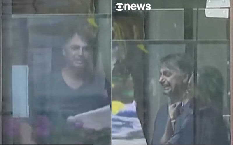 Bolsonaro é visto pela primeira vez após ser preso pela PF