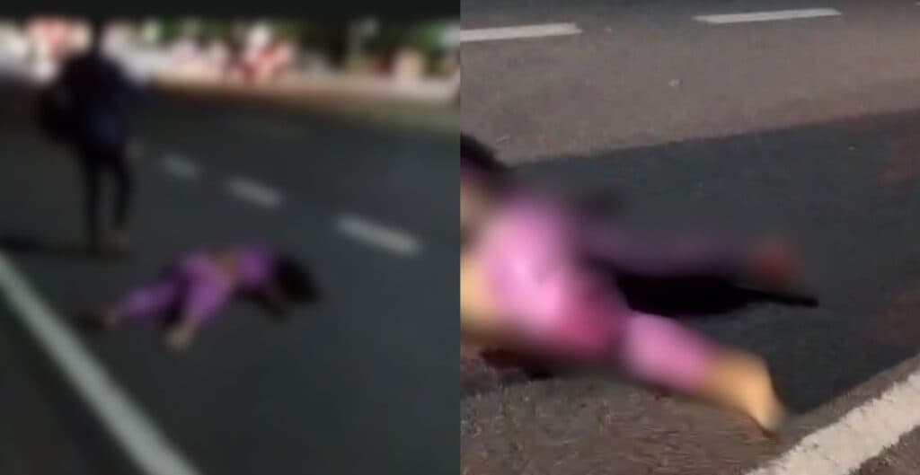 Mulher de 50 anos morre atropelada ao tentar atravessar a AM-070; vídeo