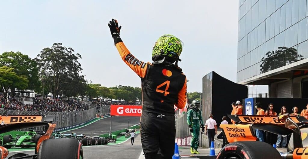 GP de São Paulo: Norris crava pole da Sprint com Piastri em 3° e Verstappen apenas em 6°