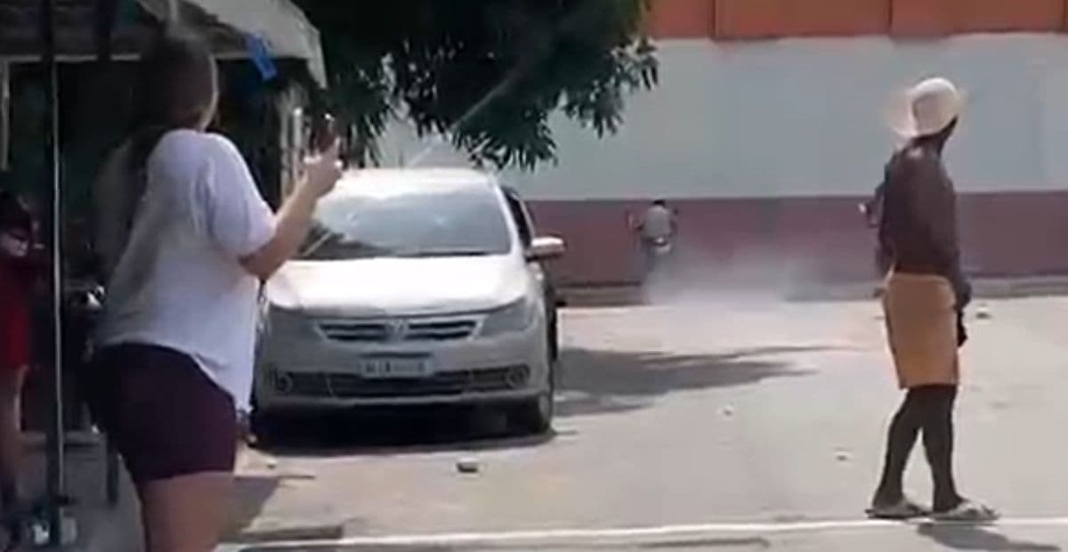 Veja momento que personal trainer morreu ao bater no muro de empresa em Manaus