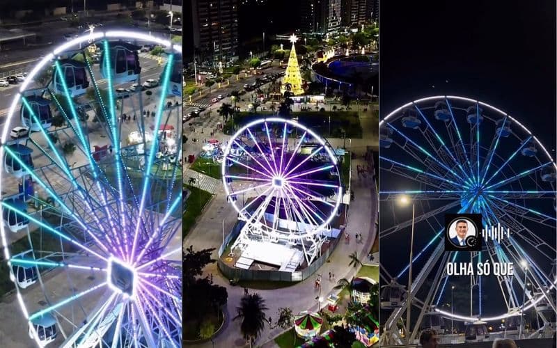 Em nota, Prefeitura de Manaus repudia vandalismo que desligou roda-gigante na Ponta Negra