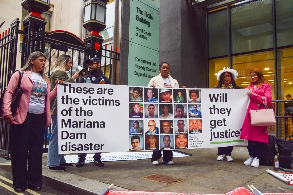Justiça da Inglaterra condena mineradora por tragédia da barragem de Mariana (MG)