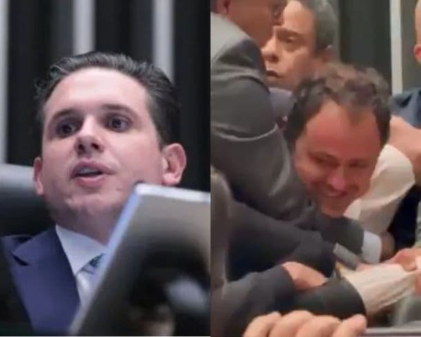 Glauber Braga registra Boletim de Ocorrência contra Hugo Motta após ser retirado a força de Mesa Diretora da Câmara