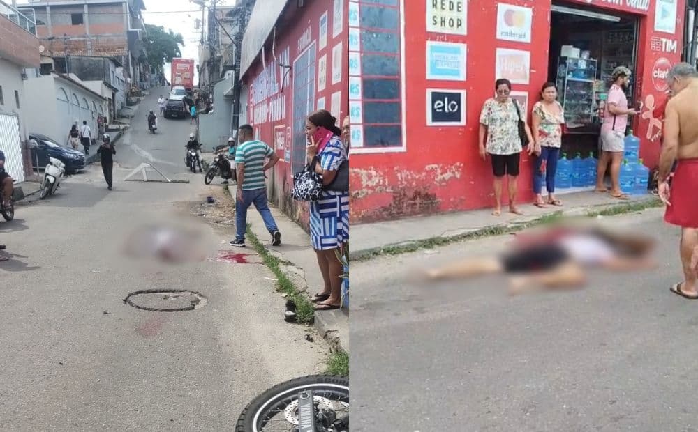 Motociclista morre e jovem fica ferida após atropelamento na zona Leste de Manaus