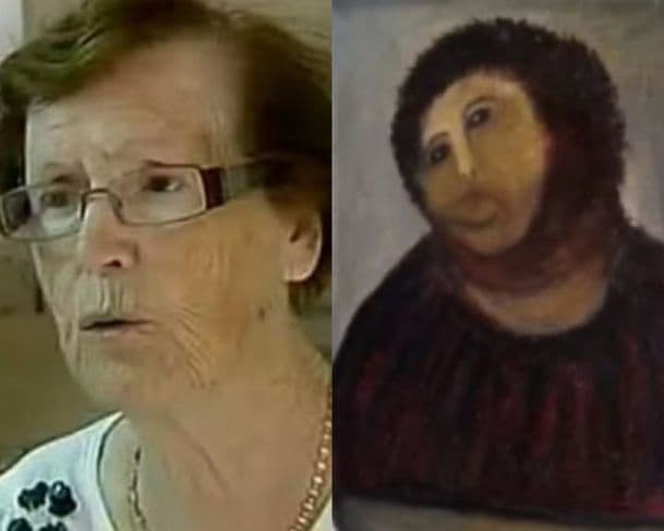 Cecilia Giménez, autora da restauração do Ecce Homo, morre aos 94 anos