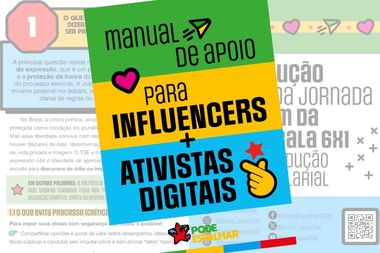 PT lança manual para orientar influenciadores e militantes digitais contra ações judiciais e ataques nas redes