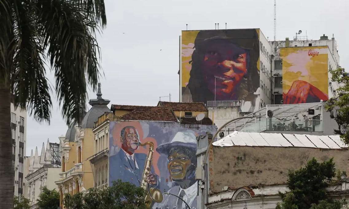 Milton Nascimento ganha mural na Lapa, no Rio de Janeiro