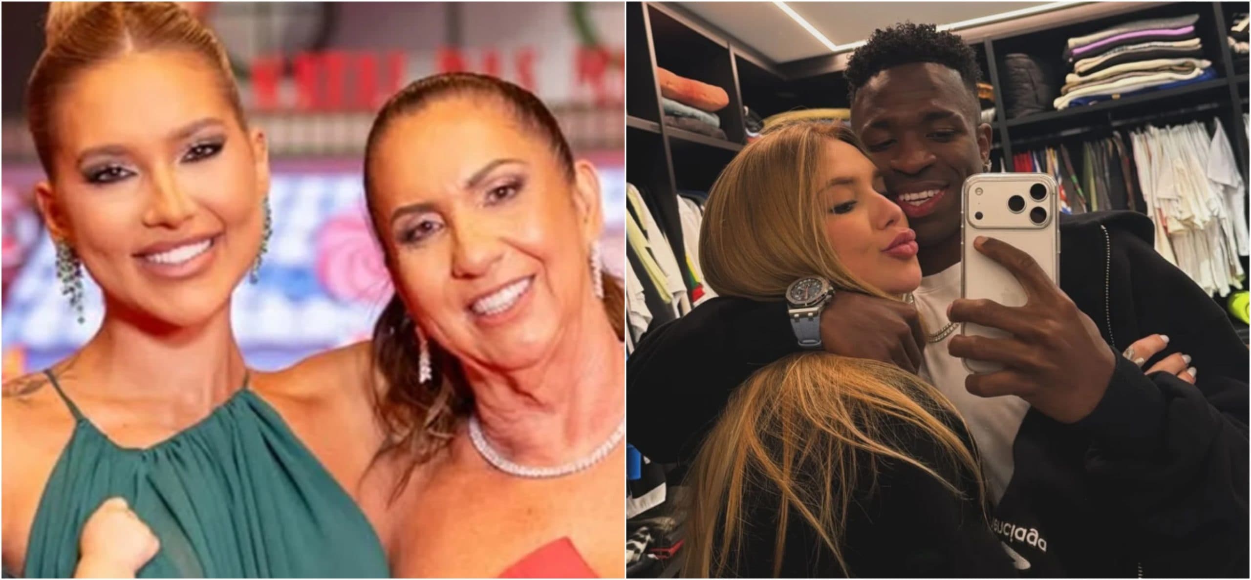 Virginia é criticada por viajar para ver Vini Jr. após acidente da mãe