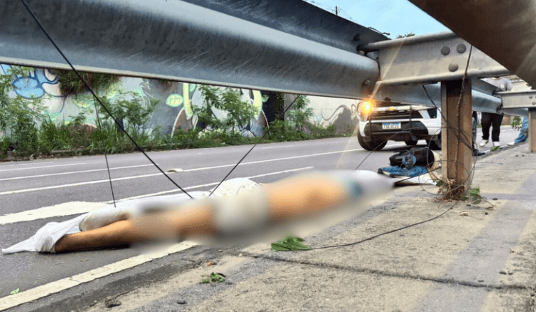 Motociclista morre em grave acidente na Avenida das Flores