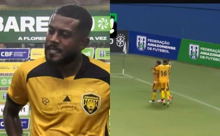 Amazonas FC vence Manaus por 2 a 1 com gol de Cirino e se aproxima da semifinal