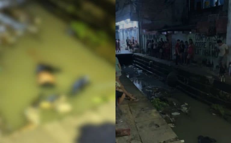 Motociclista morre em igarapé de Manaus após ser perseguido por criminosos