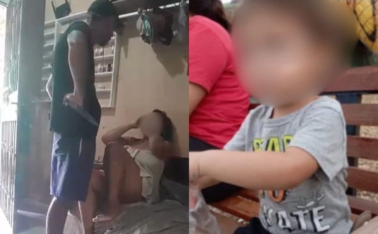 Vídeo mostra homem que matou filho ameaçando mãe da criança com faca em Manaus