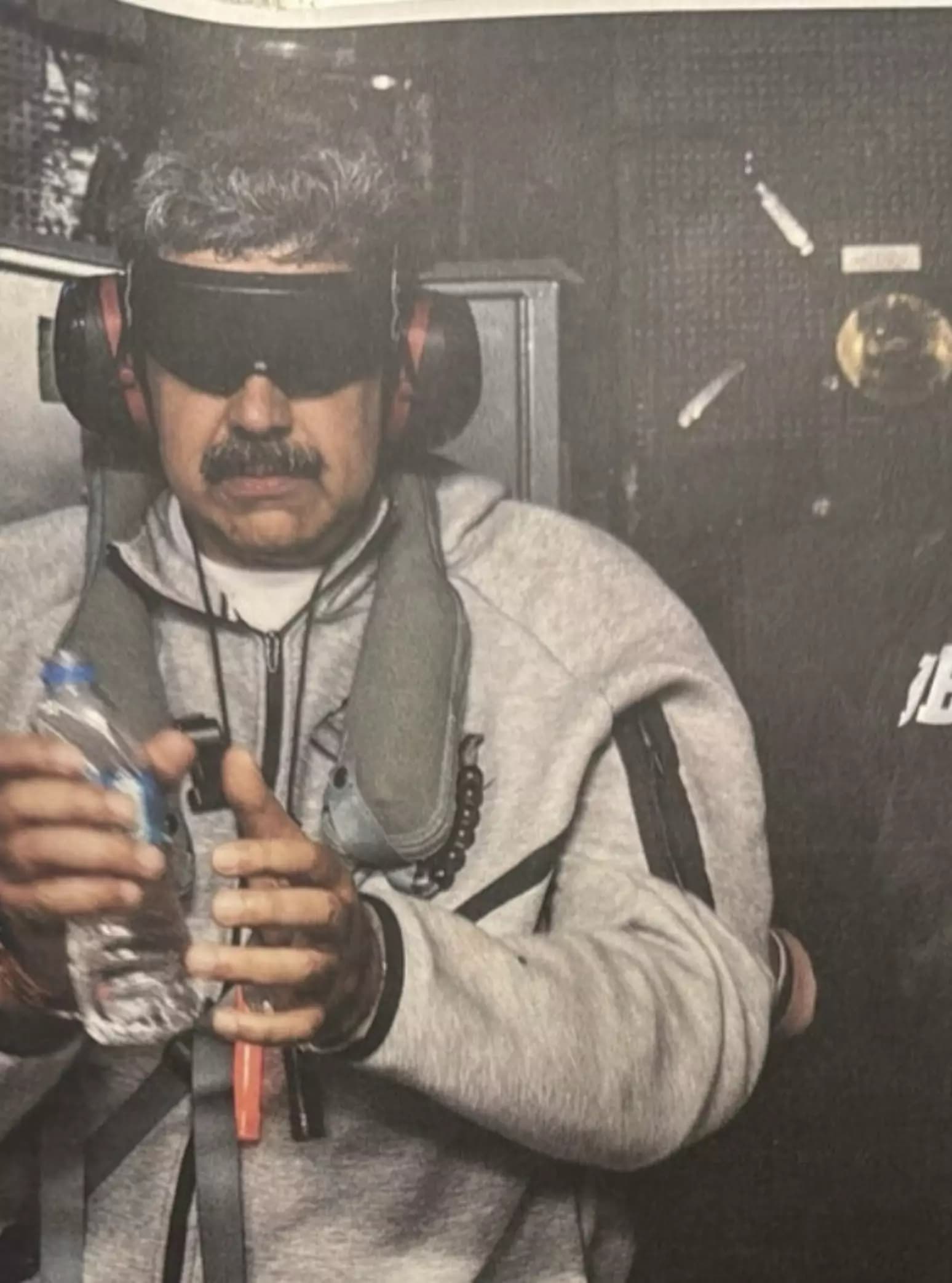 Trump divulga primeira imagem de Nicolás Maduro preso