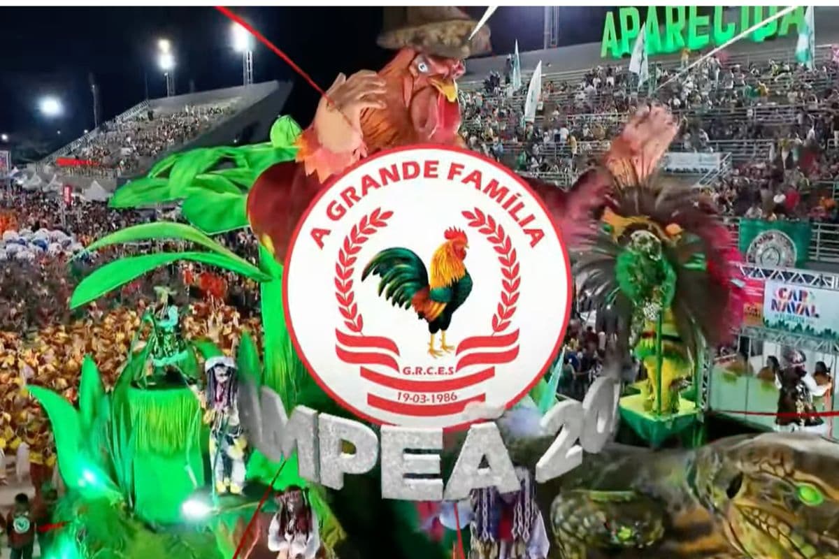 A Grande Família é campeã do Carnaval de Manaus