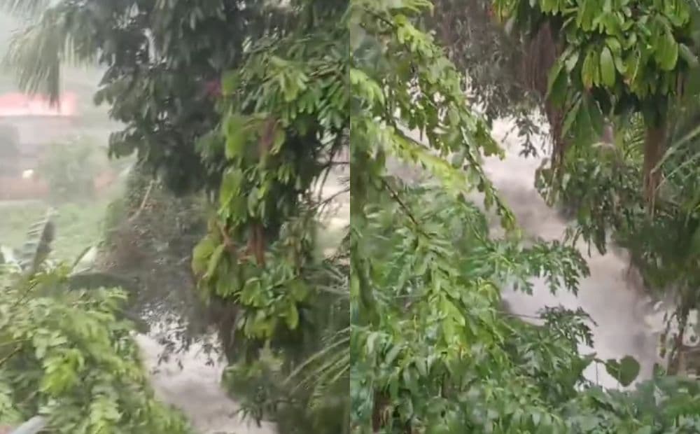 Forte chuva provoca alagação na zona Leste de Manaus; vídeo