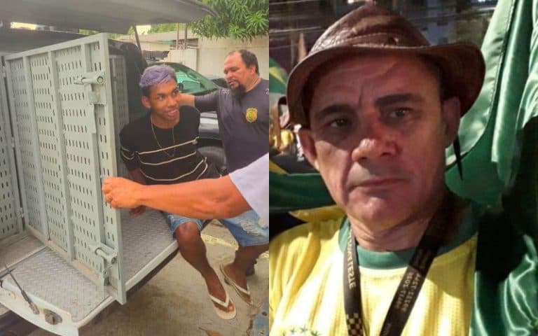 Suspeito de matar sargento em Manaus é preso e aparece rindo ao entrar na viatura
