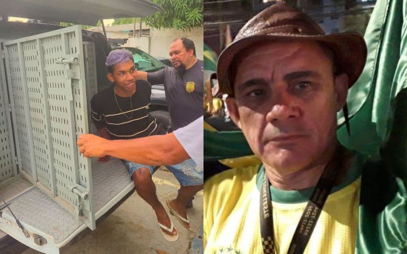 Suspeito de matar sargento em Manaus é preso e aparece rindo ao entrar na viatura