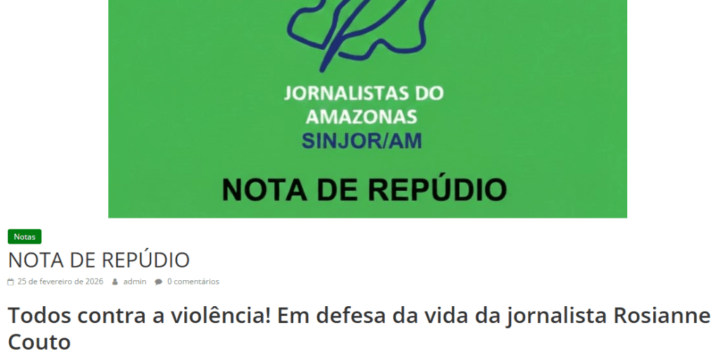 Jornalista é agredida por companheiro e sindicato relata falta de apoio policial