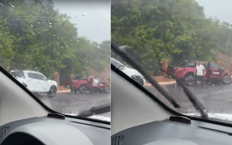 Acidente na estrada de Rio Preto da Eva deixa quatro vereadores de Silves feridos