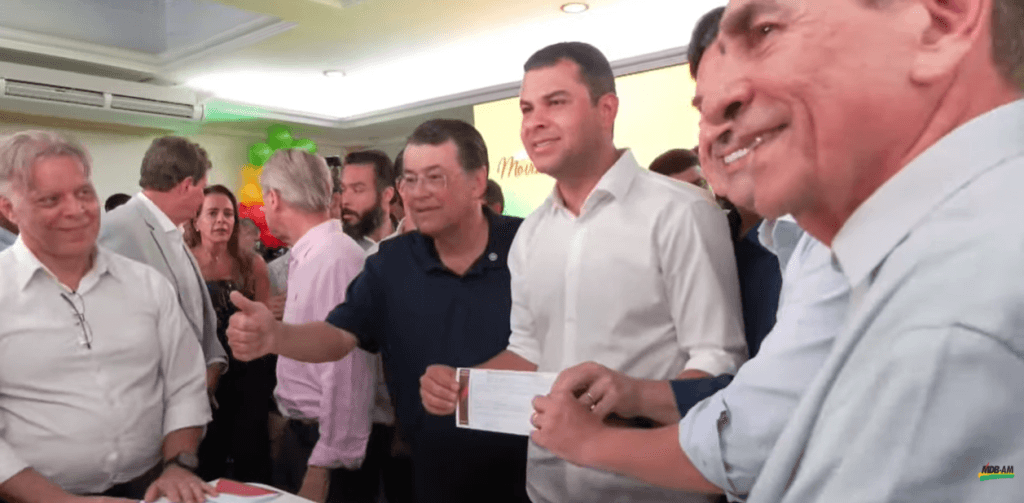 Após década sem cadeira federal, MDB monta chapa competitiva no Amazonas