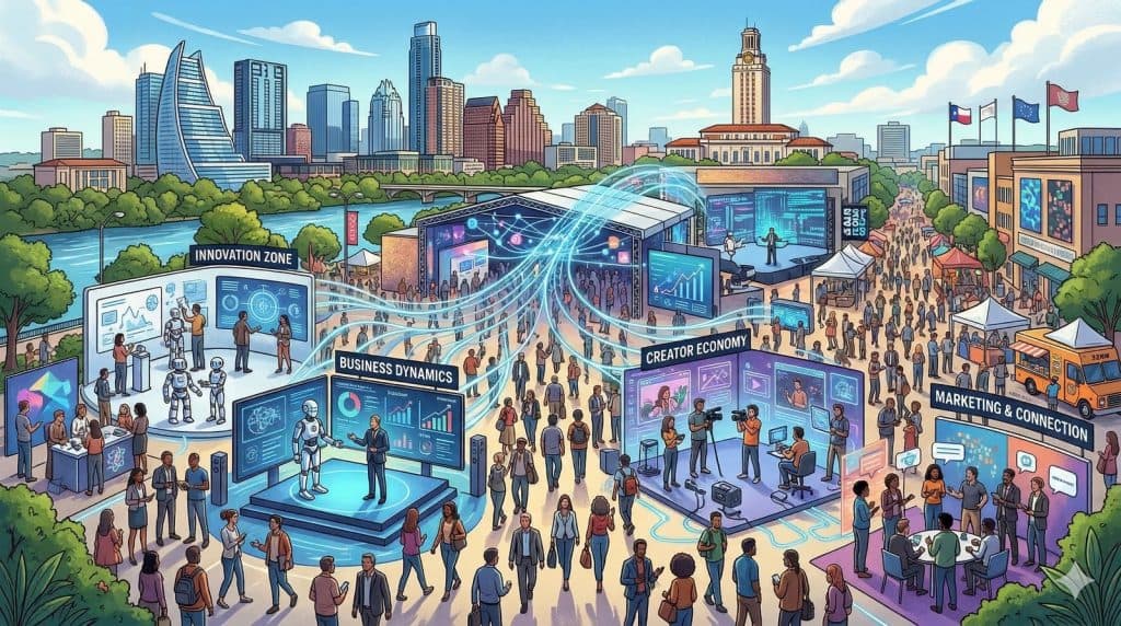 SXSW 2026 mostra como tecnologia, marketing e negócios estão sendo redefinidos