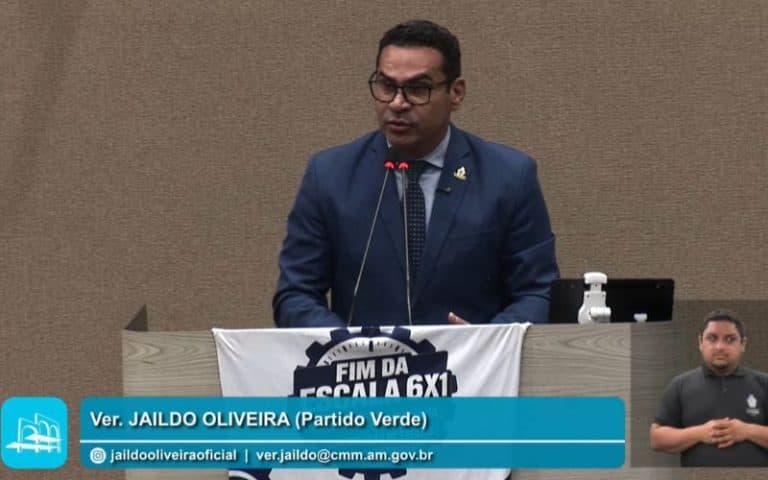 Vereador defende fim da escala 6×1 e cobra posicionamento de deputados do Amazonas