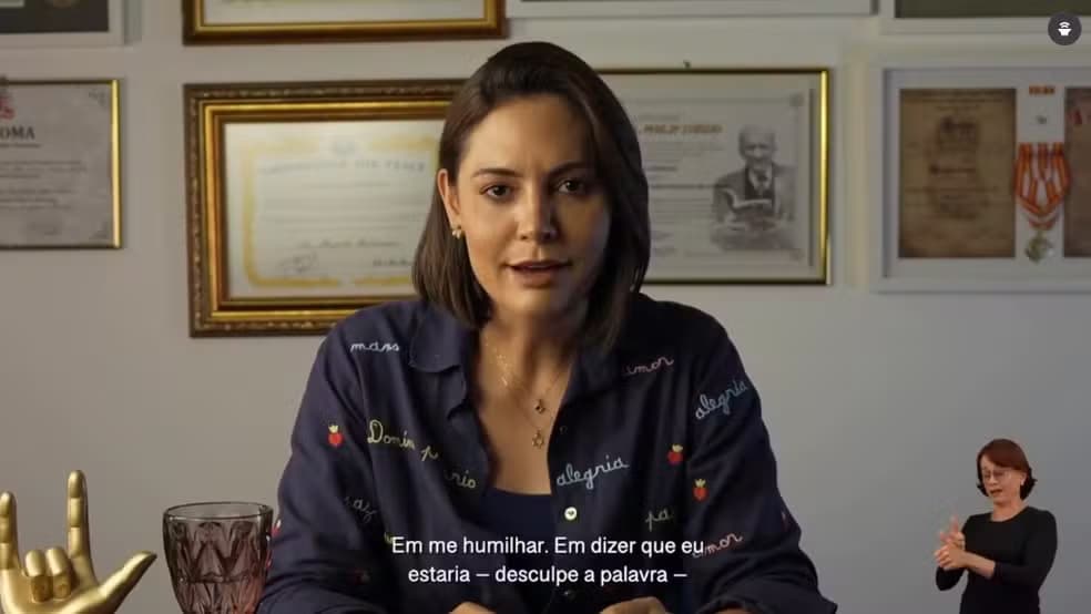 Relato de Michelle encurrala pré-candidatura de Flávio Bolsonaro, aponta AtlasIntel