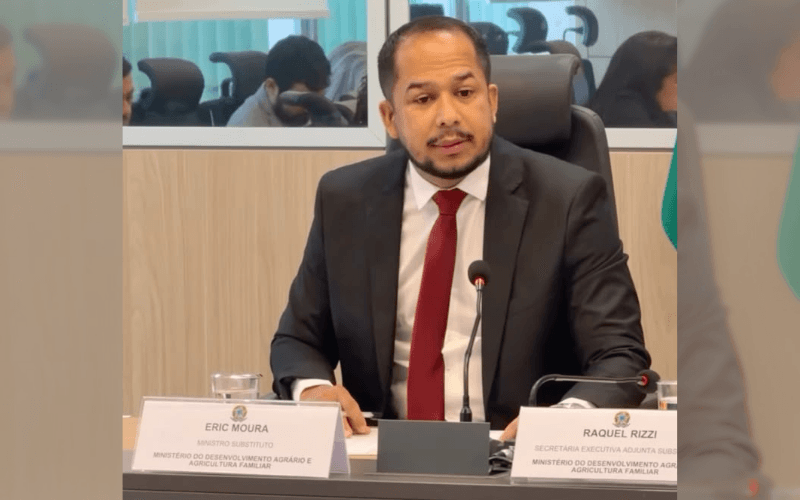 Amazonense Eric Moura assume interinamente comando do Ministério do Desenvolvimento Agrário