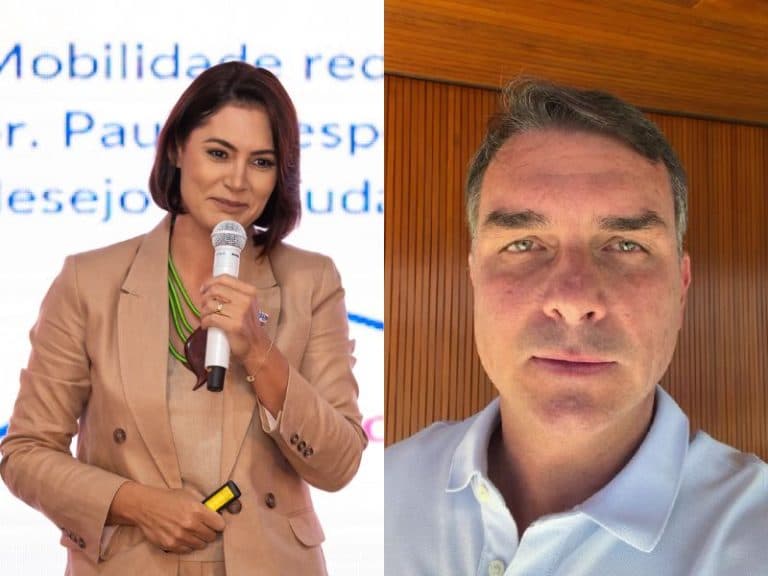 Em apelo público, Flávio pede união com Michelle em defesa do legado de Bolsonaro