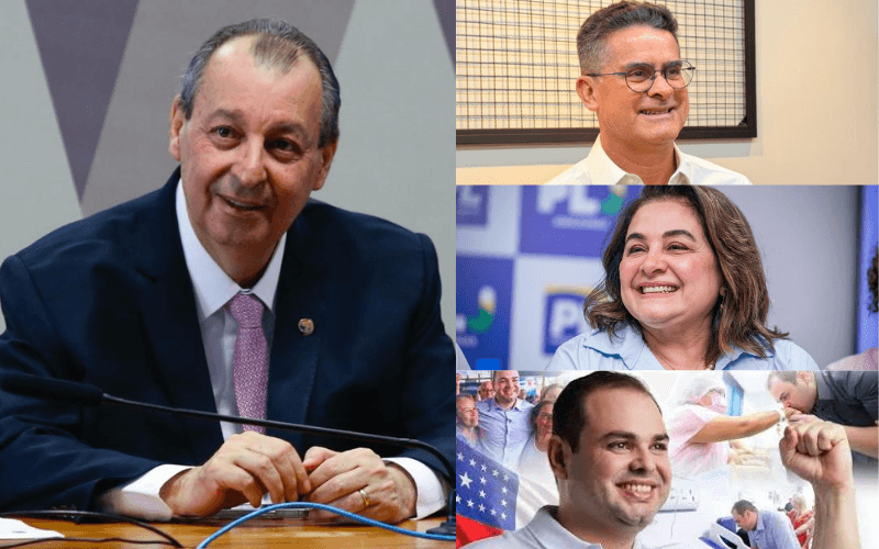 Atrás nas pesquisas, adversários miram Omar Aziz na disputa pelo AM