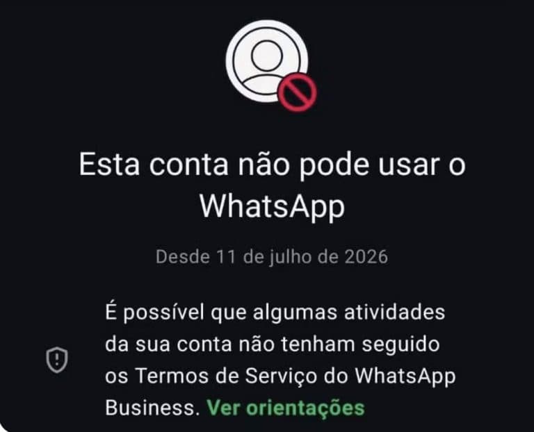 Bloqueios do WhatsApp deixam usuários sem acesso a contas