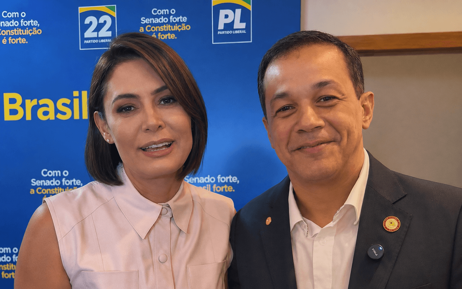 Michelle reforça apoio a Maria do Carmo durante encontro do PL