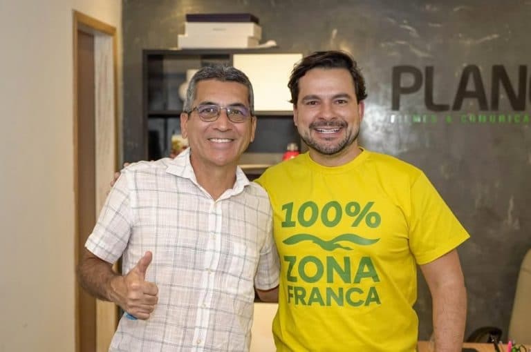 Prefeito de Manicoré surge ao lado de Alberto Neto com mensagem de “mandato parceiro”