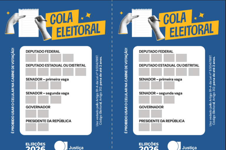 Colinha eleitoral não pode estar no celular, alerta TSE