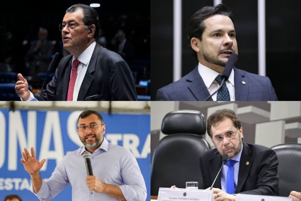 Eficaz: Braga lidera intenções de voto ao Senado no AM; Lima, Neto e Valério empatam pela 2ª vaga