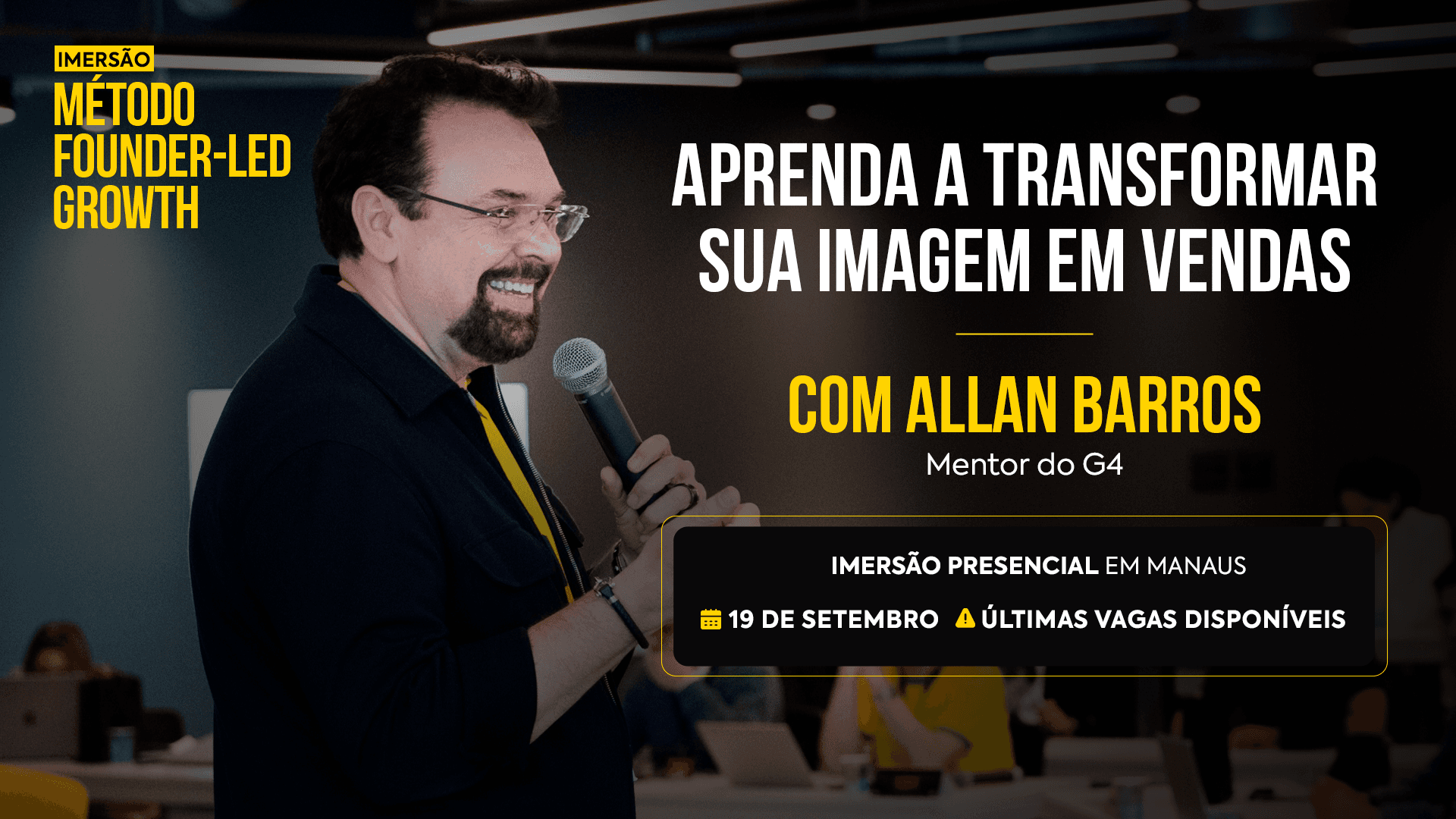 ‘Founder-Led Growth”: Allan Barros explica “autoridade do Fundador” em evento em Manaus