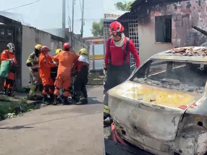 Homem ateia fogo à própria casa após briga com companheira em Manaus