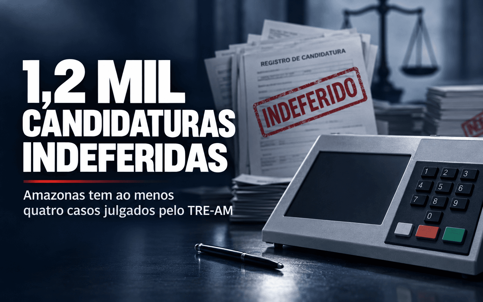 Justiça já indeferiu 1,2 mil candidaturas; veja os casos do Amazonas