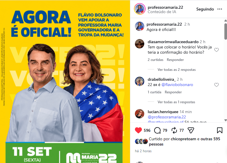 Flávio Bolsonaro muda planos e antecipa visita ao Amazonas para o dia 11
