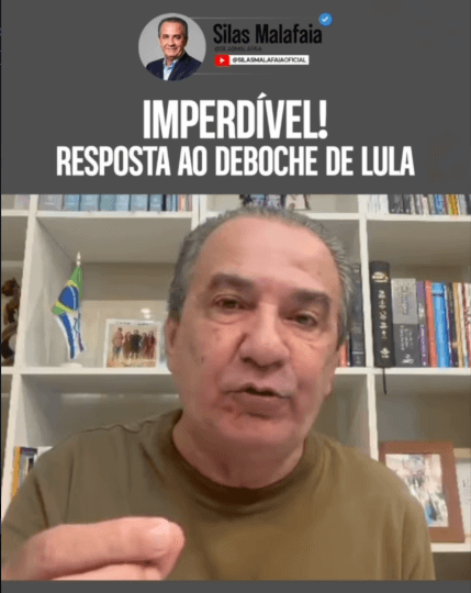Malafaia manda Lula “lavar a boca” após críticas à Igreja da Lagoinha