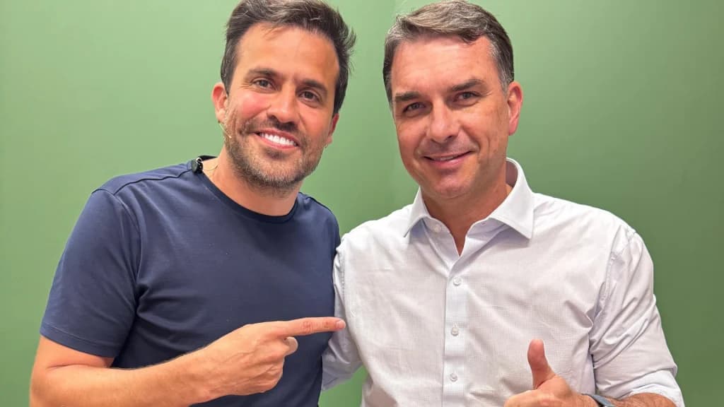 Pablo Marçal apoia Flávio Bolsonaro e integra campanha