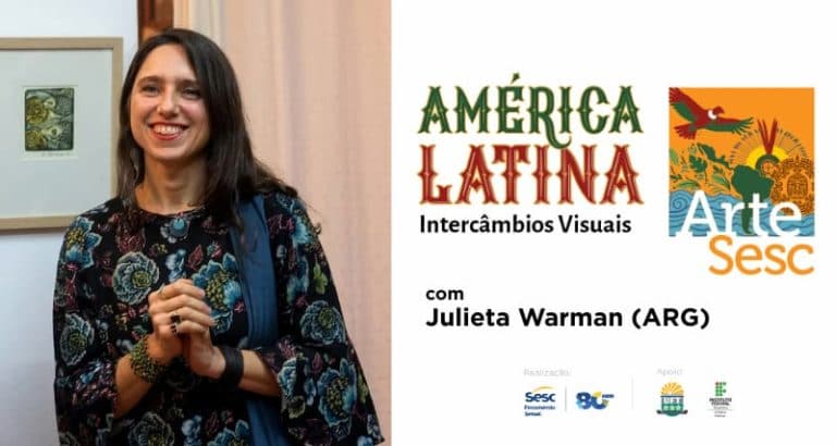 Artista argentina ministra oficina gratuita de gravura no Tocantins