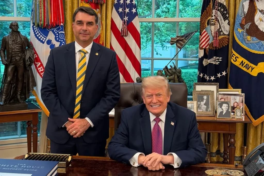 Trump diz que vitória de Flávio foi “apertada, mas impressionante”