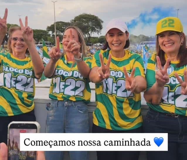 Michelle participa de ato de Celina Leão na véspera do segundo turno
