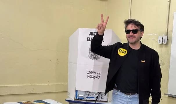 Renan Santos vota em São Paulo no primeiro turno das Eleições 2026
