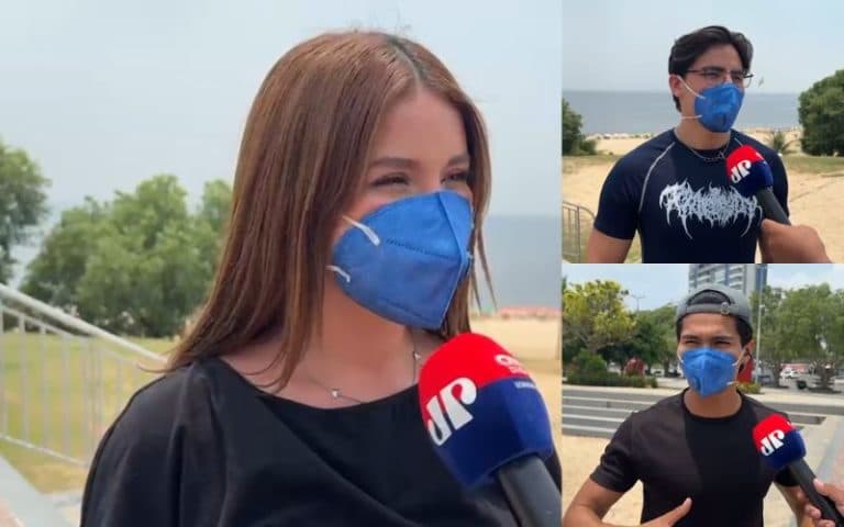 Influenciadores Karla Evelyn e Rodrigo comentam como lidam com a fumaça em Manaus