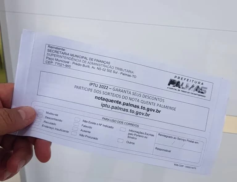 Famílias de baixa renda podem solicitar isenção do IPTU em Araguaína até dezembro