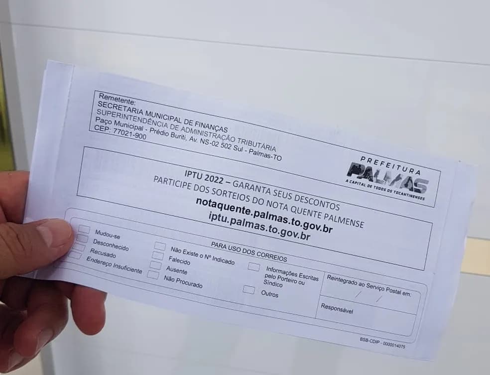 Famílias de baixa renda podem solicitar isenção do IPTU em Araguaína até dezembro