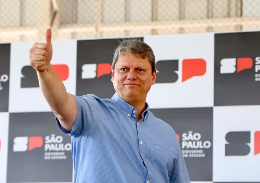 Tarcísio é reeleito governador de SP no 1º turno com 62,85%