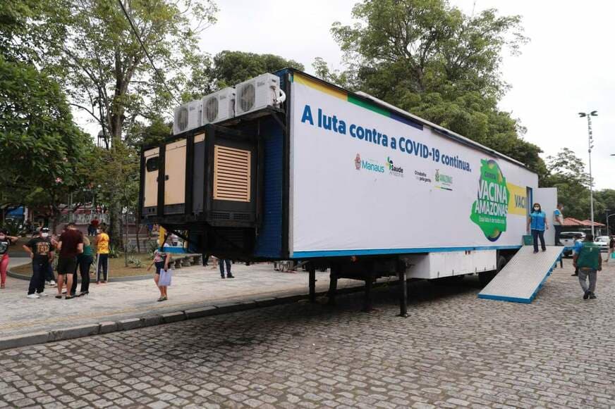 Carreta Vacina Amazonas retorna a partir desta quarta na Cidade Nova